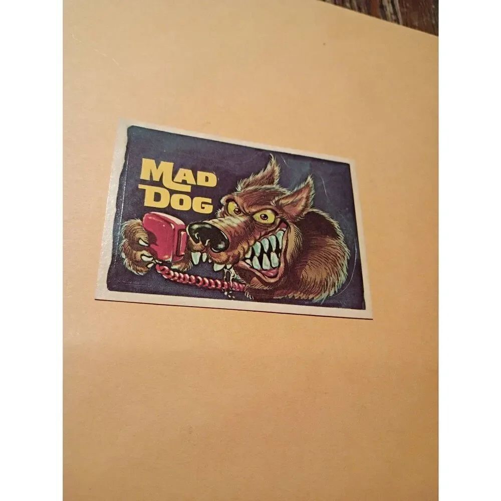 Vintage 1978 Donruss CB Convoy Sticker Trading Card CB Dictionary Mad Dog